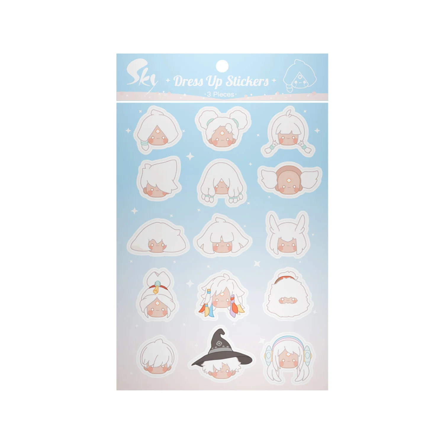 Sky Dress-up Stickers - Sky Kid (Set of 3) - Image 8
