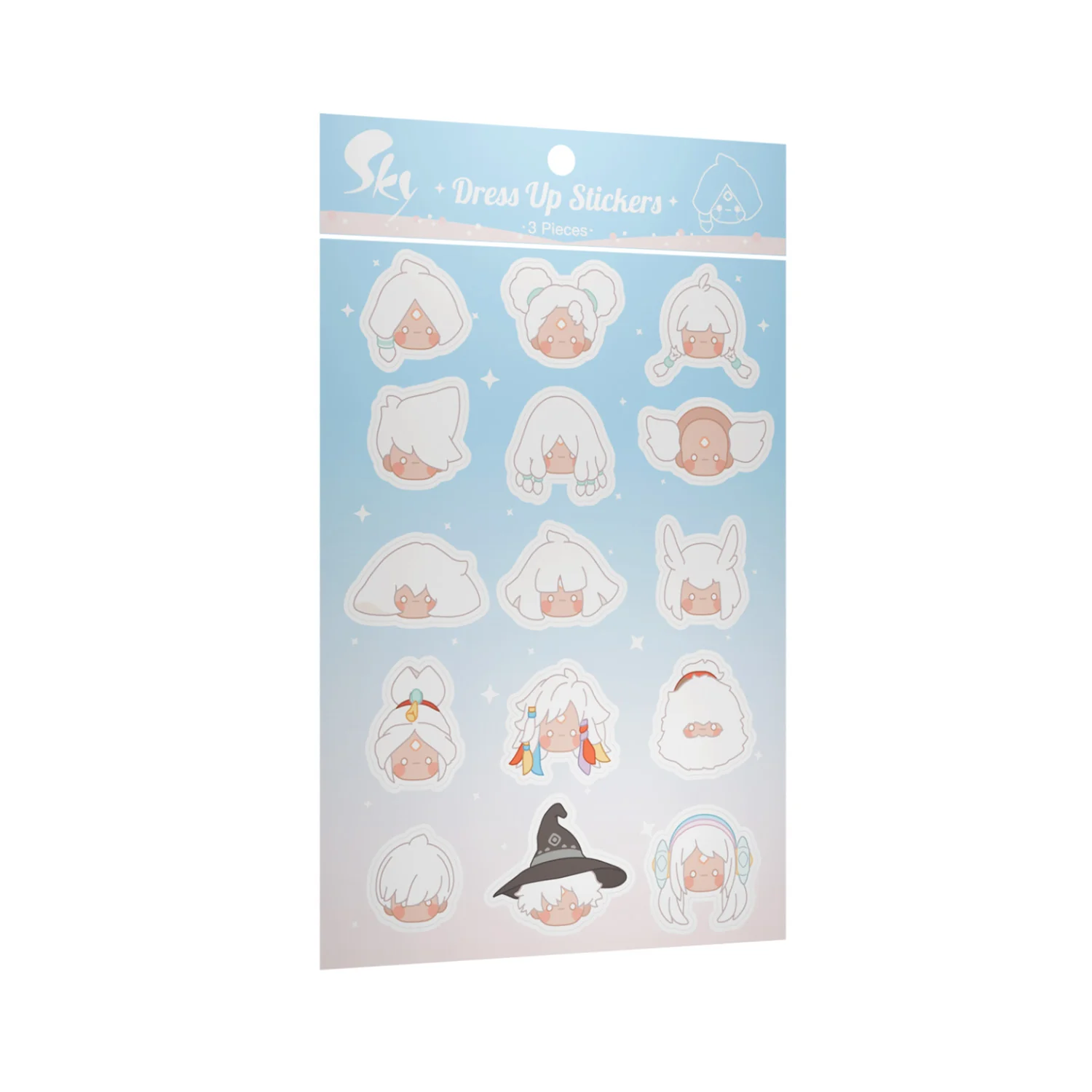 Sky Dress-up Stickers - Sky Kid (Set of 3) - Image 9