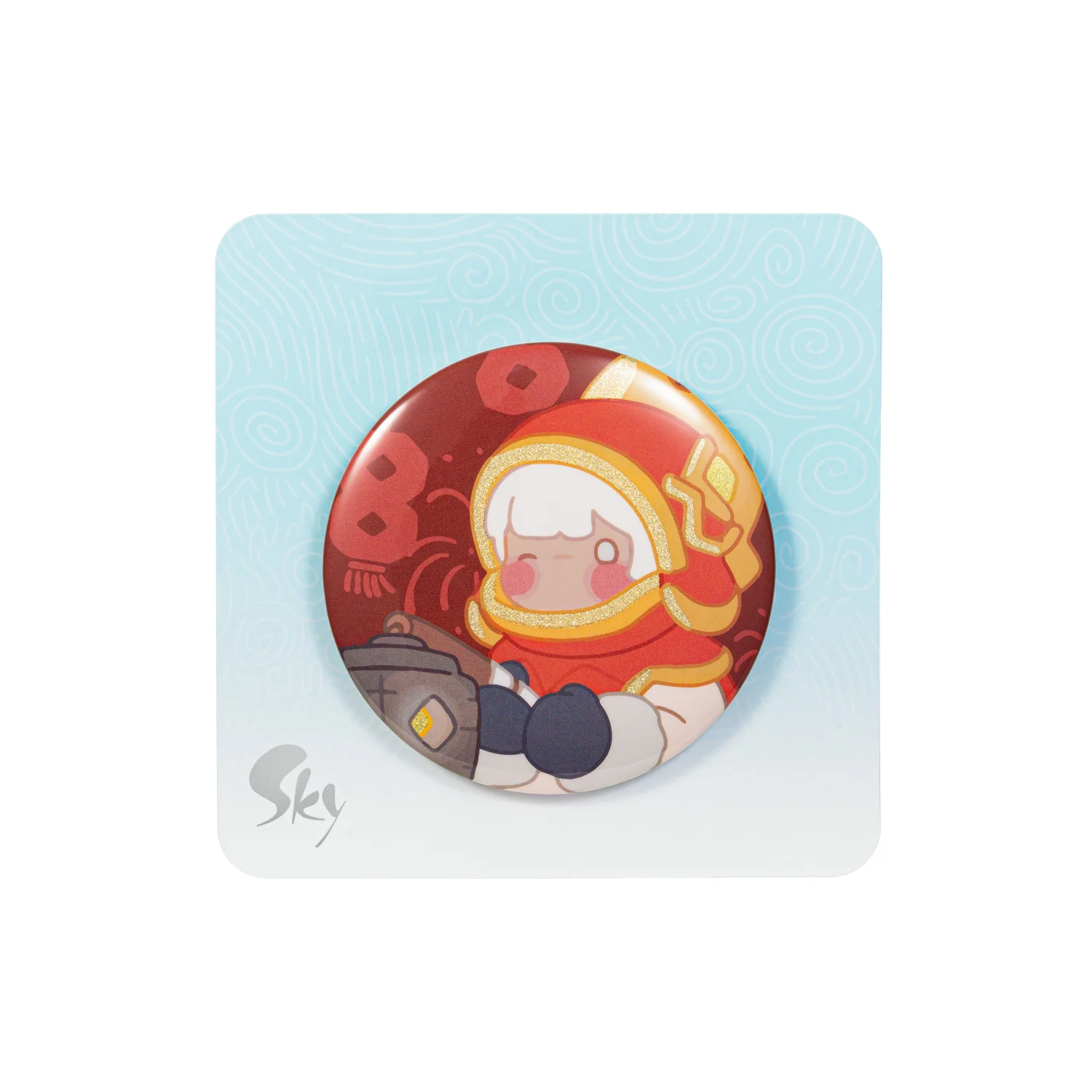 Sky Kid Button Pin - Image 6