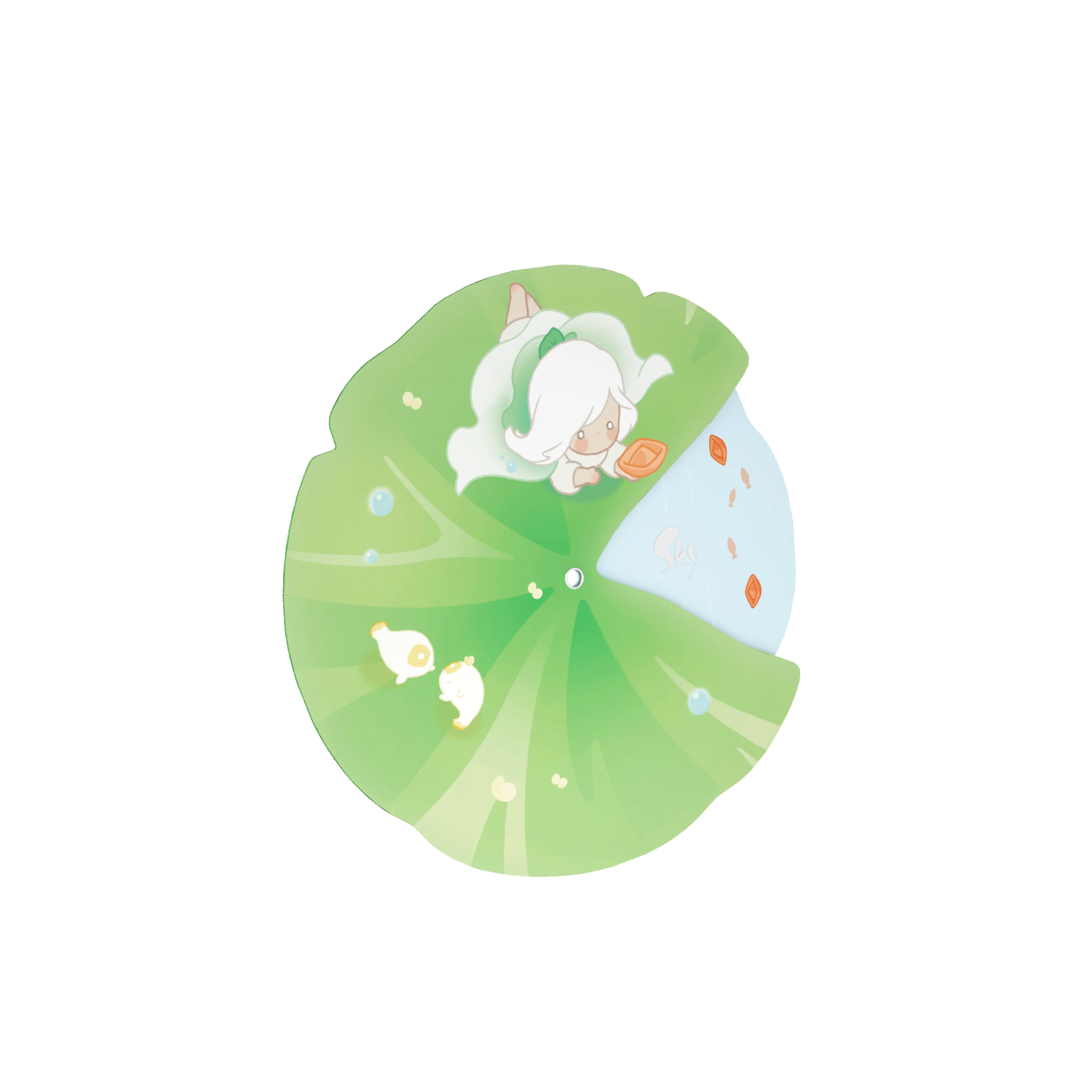 Sky Lily Rotary Collectible Card - Image 5