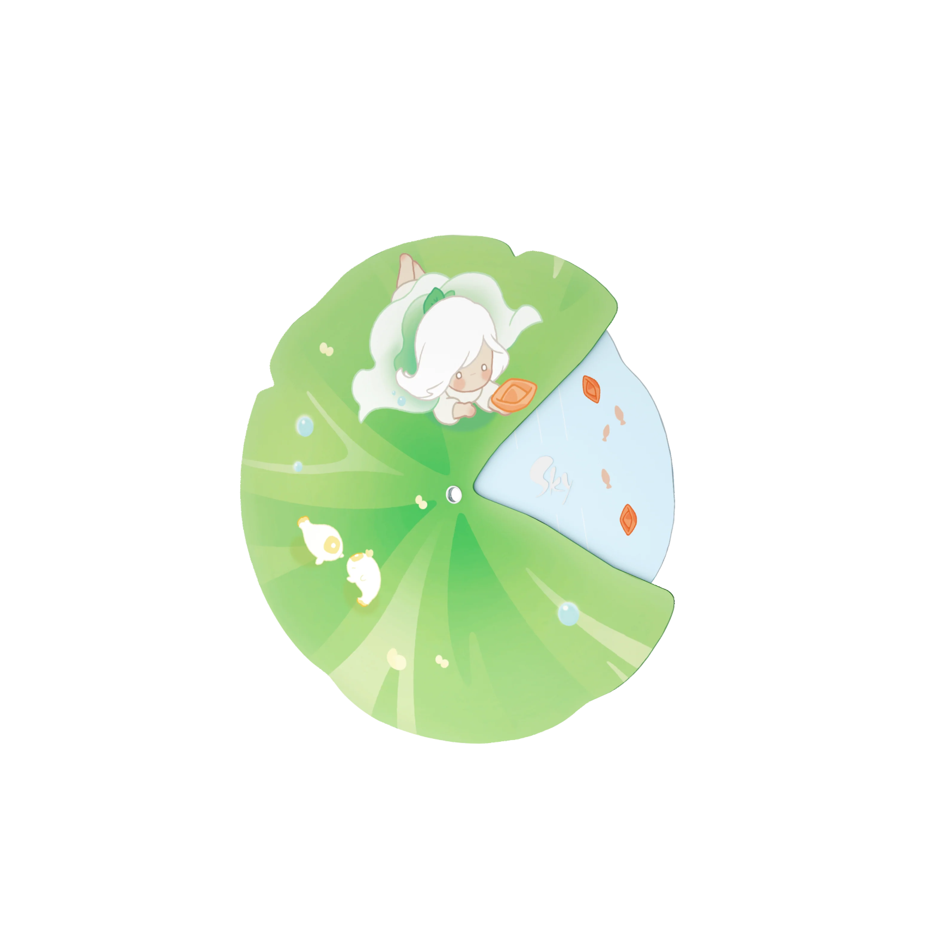 Sky Lily Rotary Collectible Card - Image 6