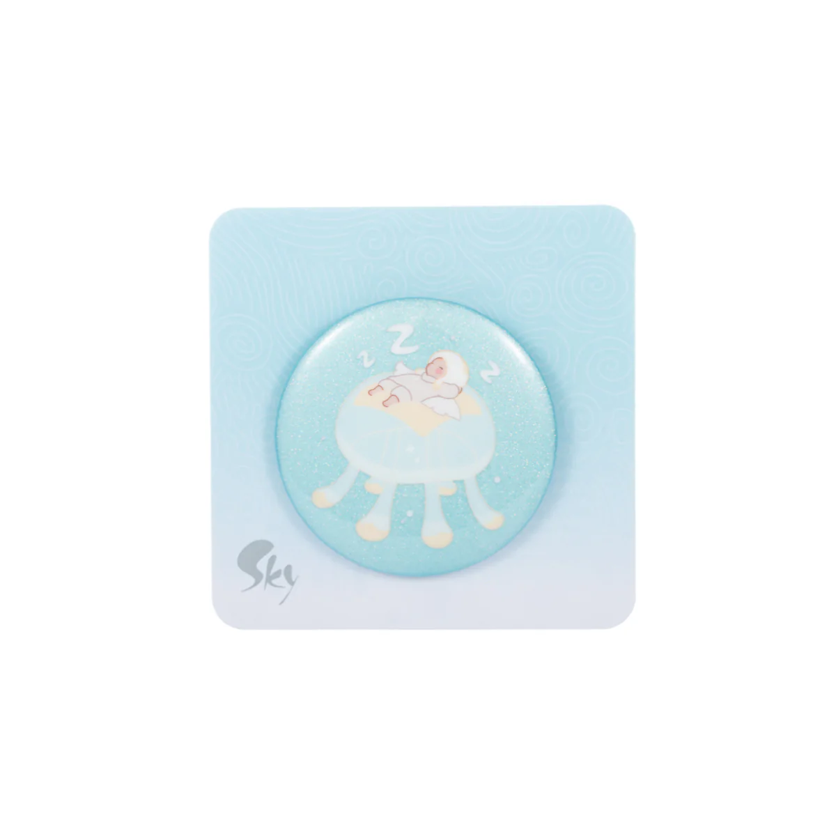 Sky Nap Time Button Pin - Image 4