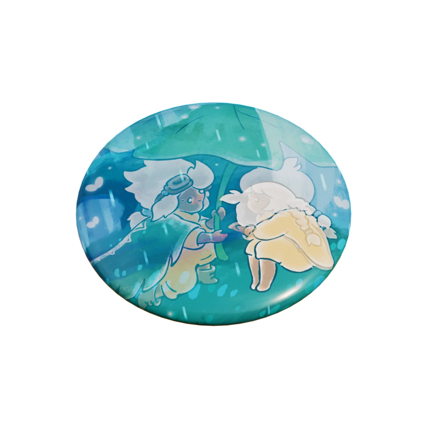 Sky Pop-up Book Lenticular Button Pin - Image 3