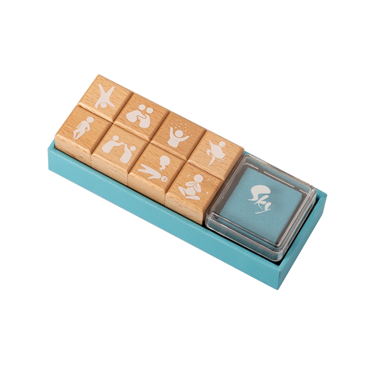 Sky Wooden Stamp Set - Image 2