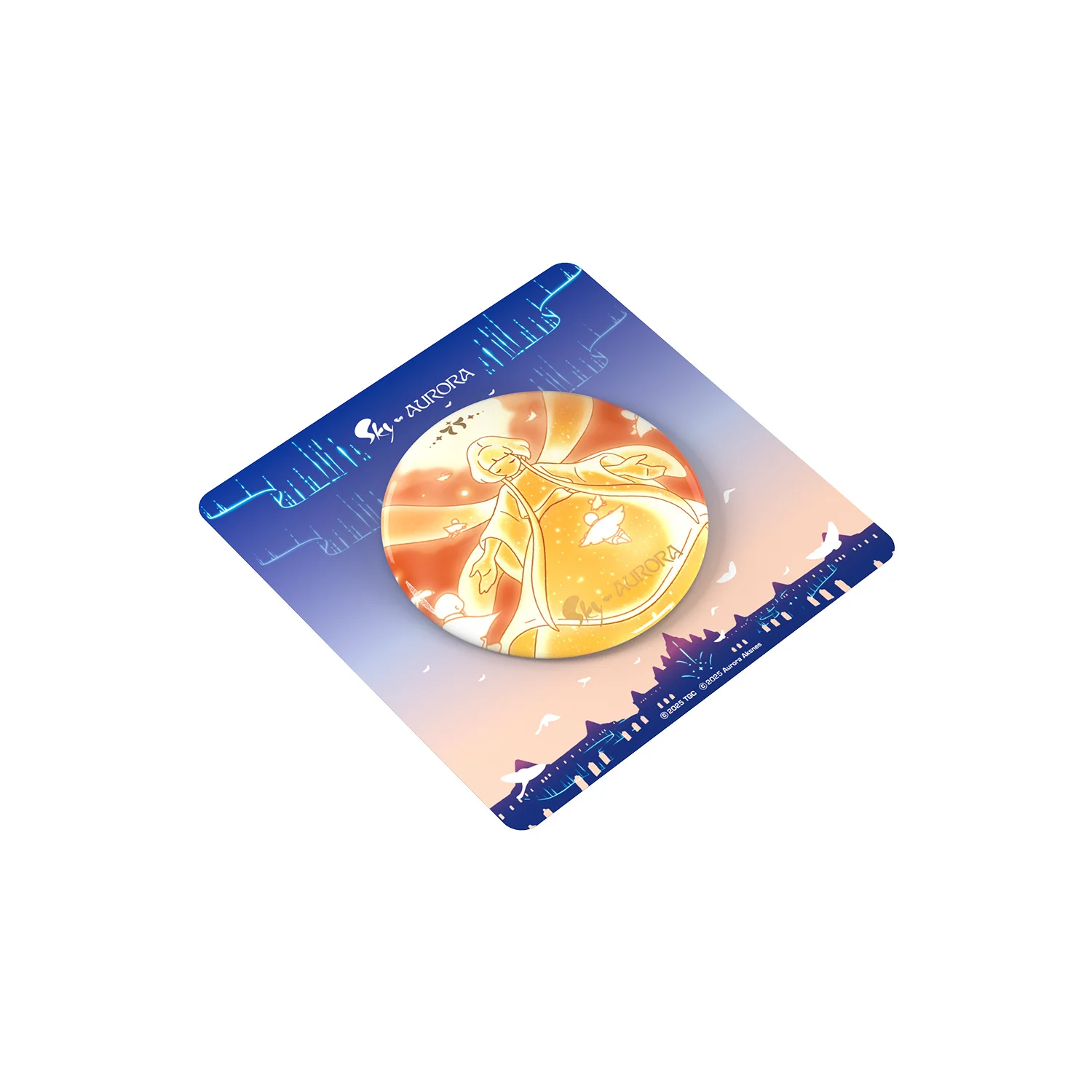 Sky x AURORA Button Pin I - Image 3