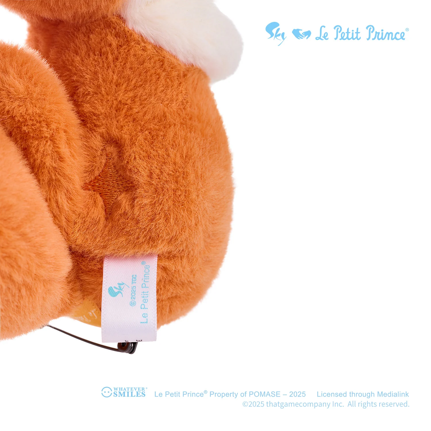 Sky x Le Petit Prince Plush Pin Keychain Charm - The Fox - Image 5