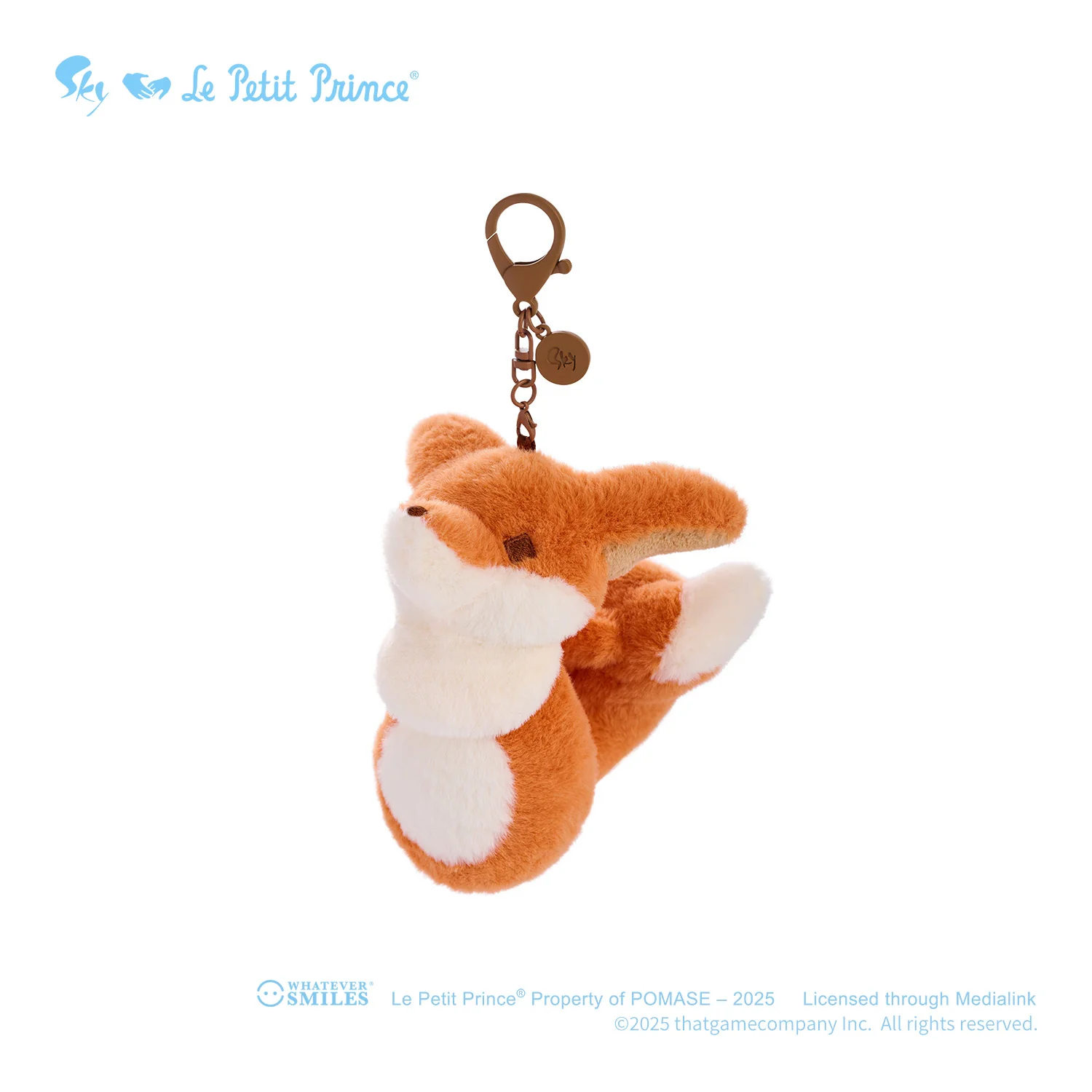 Sky x Le Petit Prince Plush Pin Keychain Charm - The Fox - Image 8