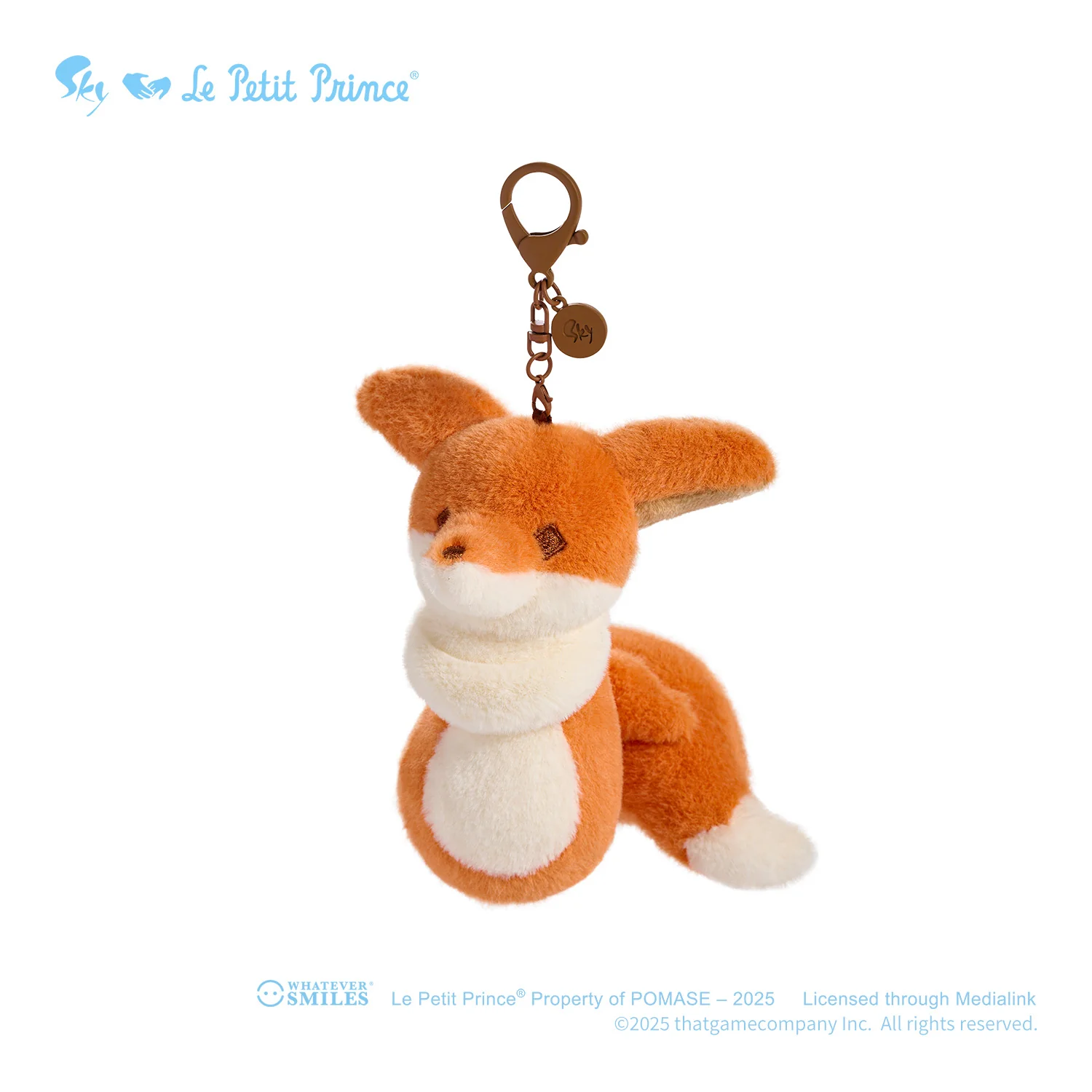 Sky x Le Petit Prince Plush Pin Keychain Charm - The Fox - Image 9